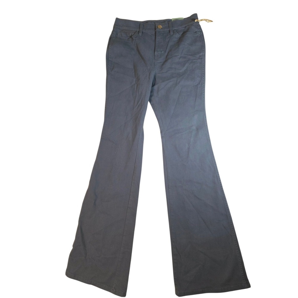 Ryegrass Medium Gray Semi-Flare High Rise Stretch Jeans 8L (30x34) NWT